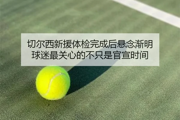 切尔西新援体检完成后悬念渐明 球迷最关心的不只是官宣时间